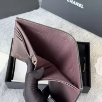 $98.00 USD Chanel AAA Quality Card Case In Gold For Women #1358230
