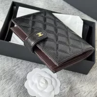 $98.00 USD Chanel AAA Quality Card Case In Gold For Women #1358231