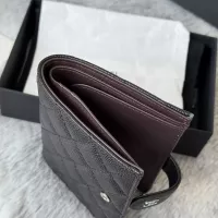 $98.00 USD Chanel AAA Quality Card Case In Silver For Women #1358232