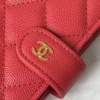 $98.00 USD Chanel AAA Quality Card Case In Silver For Women #1358237