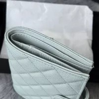 $98.00 USD Chanel AAA Quality Card Case In Silver For Women #1358240