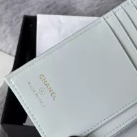 $98.00 USD Chanel AAA Quality Card Case In Silver For Women #1358240