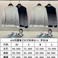 $48.00 USD Christian Dior Hoodies Long Sleeved For Unisex #1359076