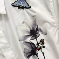 $85.00 USD Armani Shirts Short Sleeved For Men #1359455