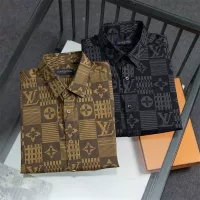 $48.00 USD Louis Vuitton LV Shirts Long Sleeved For Men #1361589