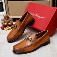 $82.00 USD Salvatore Ferragamo Leather Shoes For Men #1361670