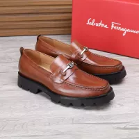 $96.00 USD Salvatore Ferragamo Leather Shoes For Men #1362015