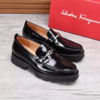 $96.00 USD Salvatore Ferragamo Leather Shoes For Men #1362019