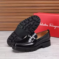 $96.00 USD Salvatore Ferragamo Leather Shoes For Men #1362019