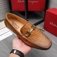 $76.00 USD Salvatore Ferragamo Leather Shoes For Men #1362023