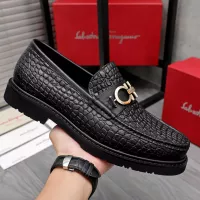 $96.00 USD Salvatore Ferragamo Leather Shoes For Men #1362026