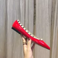 $92.00 USD Valentino Flat Shoes For Women #1362306