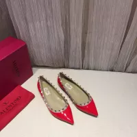 $92.00 USD Valentino Flat Shoes For Women #1362306