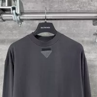 $56.00 USD Prada T-Shirts Long Sleeved For Unisex #1362801