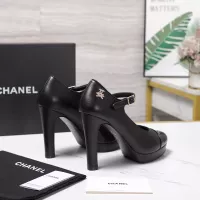 $125.00 USD Chanel High-Heeled Shoes For Women #1363256