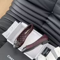 $102.00 USD Chanel Flat Shoes For Women #1363371