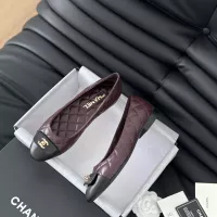 $102.00 USD Chanel Flat Shoes For Women #1363374