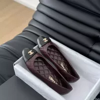$102.00 USD Chanel Flat Shoes For Women #1363374