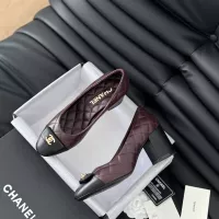 $102.00 USD Chanel High-Heeled Shoes For Women #1363378