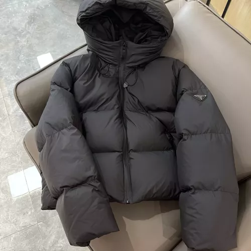 Replica Prada Down Feather Coat Long Sleeved For Women #1363757 $225.00 USD for Wholesale