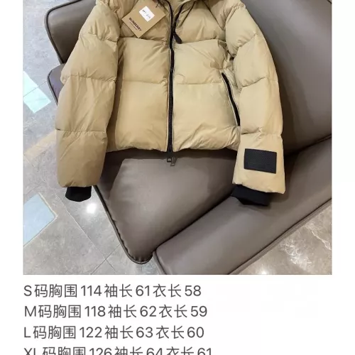 Replica Burberry Down Feather Coat Long Sleeved For Unisex #1363758 $225.00 USD for Wholesale