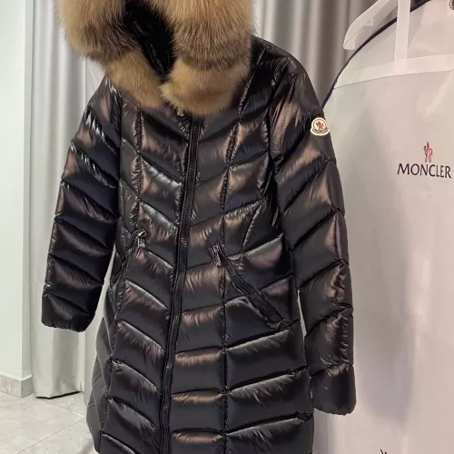 Replica Moncler Down Feather Coat Long Sleeved For Women #1363762 $225.00 USD for Wholesale