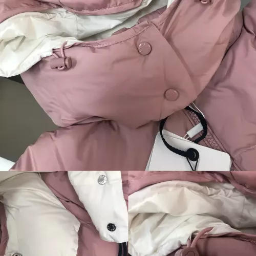 Replica Moncler Down Feather Coat Long Sleeved For Women #1363898 $190.00 USD for Wholesale