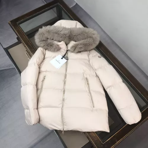 Moncler Down Feather Coat Long Sleeved For Women #1363990 $205.00 USD, Wholesale Replica Moncler Down Feather Coat