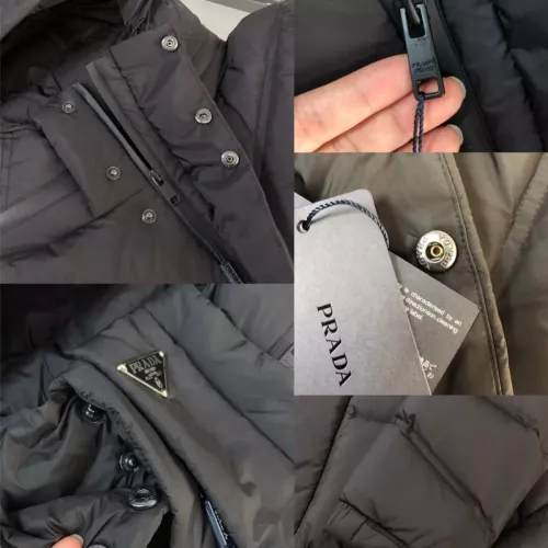 Replica Prada Down Feather Coat Long Sleeved For Unisex #1364001 $230.00 USD for Wholesale