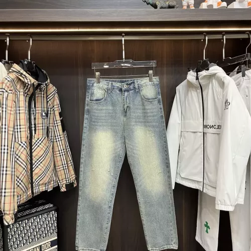 Replica Fendi Jeans For Men #1364098 $96.00 USD for Wholesale