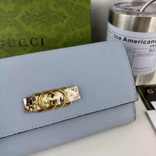 Replica Gucci Wallets #1364170 $45.00 USD for Wholesale