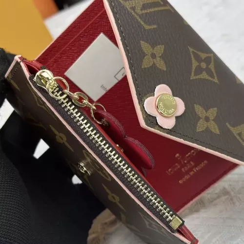 Replica Louis Vuitton LV Wallets In Red #1364193 $32.00 USD for Wholesale