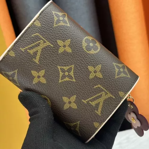 Replica Louis Vuitton LV Wallets In Burgundy #1364196 $32.00 USD for Wholesale