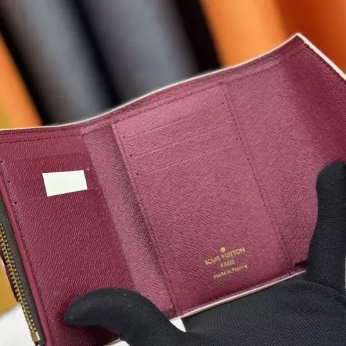 Replica Louis Vuitton LV Wallets In Burgundy #1364196 $32.00 USD for Wholesale