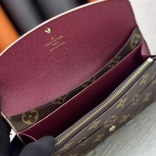 Replica Louis Vuitton LV Wallets In Burgundy #1364200 $34.00 USD for Wholesale