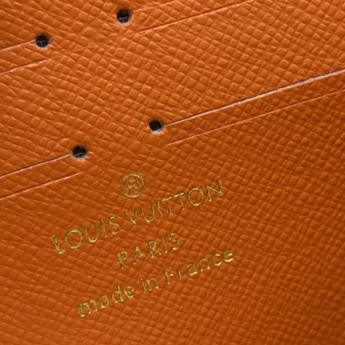 Replica Louis Vuitton LV Wallets In Orange #1364205 $34.00 USD for Wholesale