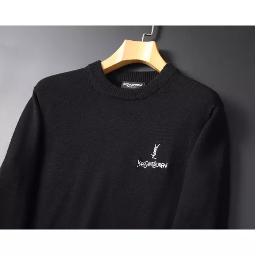 Replica Yves Saint Laurent YSL Sweaters Long Sleeved For Men #1364278 $52.00 USD for Wholesale