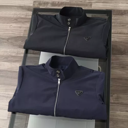Replica Prada Jackets Long Sleeved For Men #1364320 $92.00 USD for Wholesale