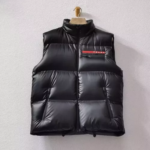 Replica Prada Down Feather Coat Sleeveless For Men #1364337 $125.00 USD for Wholesale
