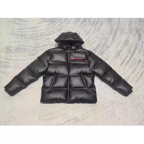 Replica Prada Down Feather Coat Long Sleeved For Men #1364352 $155.00 USD for Wholesale