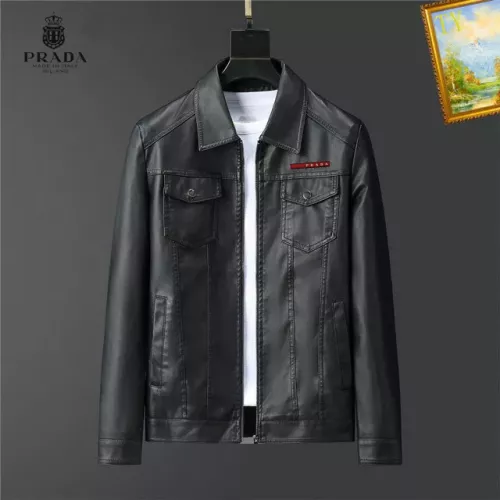 Prada Jackets Long Sleeved For Men #1364493 $60.00 USD, Wholesale Replica Prada Jackets