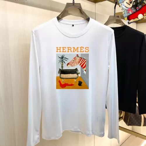 Hermes T-Shirts Long Sleeved For Unisex #1364524 $34.00 USD, Wholesale Replica Hermes T-Shirts