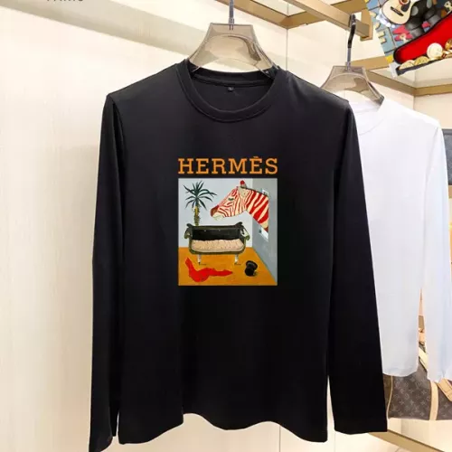 Hermes T-Shirts Long Sleeved For Unisex #1364525 $34.00 USD, Wholesale Replica Hermes T-Shirts
