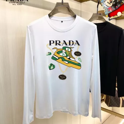 Prada T-Shirts Long Sleeved For Unisex #1364526 $34.00 USD, Wholesale Replica Prada T-Shirts