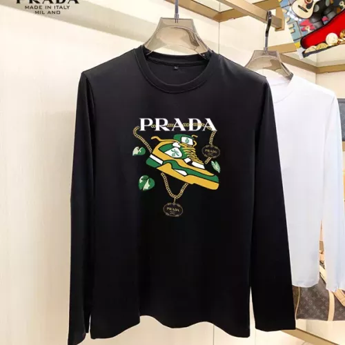 Prada T-Shirts Long Sleeved For Unisex #1364527 $34.00 USD, Wholesale Replica Prada T-Shirts