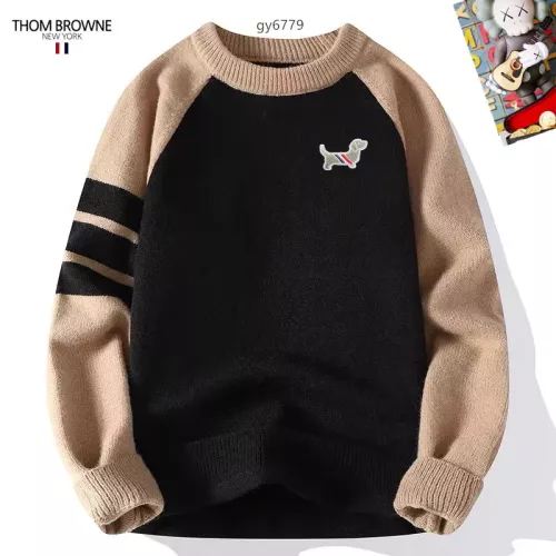 Thom Browne TB Sweaters Long Sleeved For Men #1364565 $48.00 USD, Wholesale Replica Thom Browne TB Sweaters