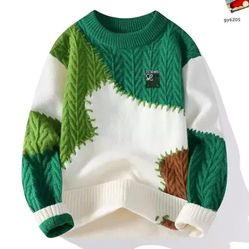 LOEWE Sweaters Long Sleeved For Men #1364602 $48.00 USD, Wholesale Replica LOEWE Sweaters