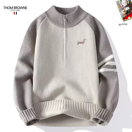 Thom Browne TB Sweaters Long Sleeved For Men #1364623 $48.00 USD, Wholesale Replica Thom Browne TB Sweaters