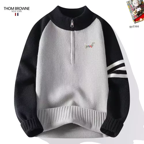 Thom Browne TB Sweaters Long Sleeved For Men #1364624 $48.00 USD, Wholesale Replica Thom Browne TB Sweaters