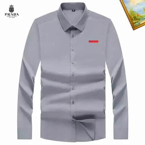 Prada Shirts Long Sleeved For Unisex #1364677 $40.00 USD, Wholesale Replica Prada Shirts